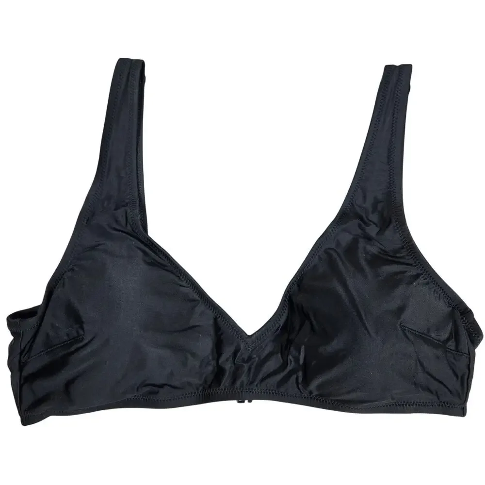 Aerie‎ Scoop Bikini Top Black XL NWT